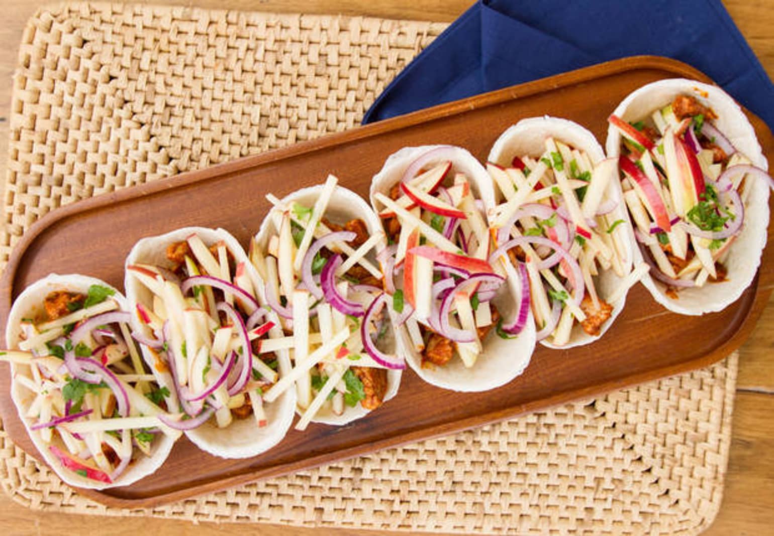 Pork and Apple Ten Minute Taco Bowls